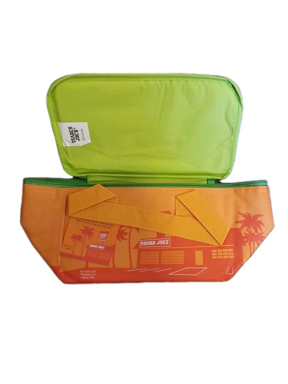 Trader Joe’s mini insulated tote orange bags